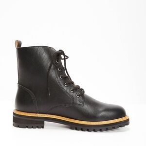 Vici Brycen Faux Leather Lace Up Boot